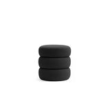 Elissa Home Bukle Puf - Babyface Kumaş- Antrasit Gri 40 X 45