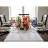 Elista Bohemia Kristal Bardak Lüsterli Gold 180 cc 6 adet