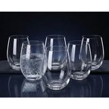 Elista Kristal Su Bardak 550 ml 6 Adet - Beyaz
