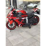 Elit Akülü Araba, Bmw S1000RR Akülü Motor,24 Volt Motor , Çocuk Motoru - Kırmızı