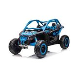 Elit Akülü Araba Can-Am Maverick Utv 24 Volt 4x4 Lisanslı Akülü Araba - Mavi