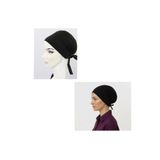 Elit Bone Büyük beden ( Battal ) 4Lü Tesettür Bone Set - 2 Adet Battal Dikişsiz 2 Adet Battal Dikişli Bone