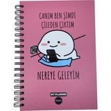 Elit 'canım Ben Şimdi Çileden Çıktım' Mottolu Süresiz Ajanda