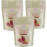 Elit Çikolata Beyaz Çikolata Kaplı Freeze Dried Bütün Çilek Draje 80G 3lü Set (3X80G)