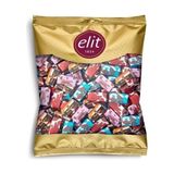 Elit Çikolata Dikdörtgen Baton Çikolata 4'lü Mix 1 kg Glutensiz