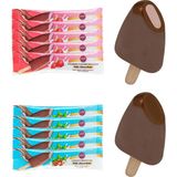 Elit Çikolata Dondurma Çubuğunda Dolgulu Sütlü Çikolata 35g 10'lu Set (10x35g) Glutensiz