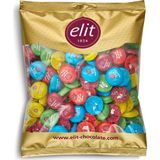 Elit Çikolata Elit Bayramlık Mesajlı İyi Bayramlar Çikolatası 1 Kg Glutensiz Mini Sütlü Çikolata
