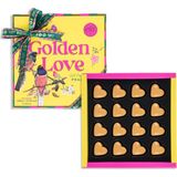 Elit Çikolata Golden Love 100. Yıl Kurdeleli Spesiyal Sarı Kutu 160 gr Glutensiz