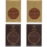 Elit Çikolata Kuvertür Bitter Çikolata (2) ve Sütlü Çikolata (2) 250g 4'lü Set (4x250g) Glutensiz - 250 gr