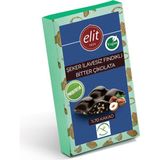Elit Fındıklı Şeker İlavesiz Prebiyotik Bitter Çikolata 60 G (5'Li Paket)