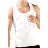 Elit Life Vücut Şekillendirici Erkek Atlet, Beyaz, L/XL Beden ELTLİF940