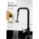 Elit Musluk Ucu Uzatma Aparatı - Sıçratmaz Filtreli Musluk Başlığı FL-0066