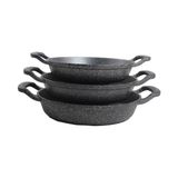 Elit Mutfak Eşyaları 3'lü Döküm Granit Kaplama Sahan Set (18 Cm-20 cm -22 Cm)