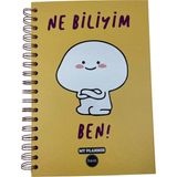 Elit 'ne Bileyim Ben' Mottolu Süresiz Ajanda - Sarı