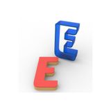 Elit parti E Harfi Kurabiye Kalıbı