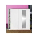 Elit Plus Aynalı Sürgülü Gardırop Swd-720-Bb-3 Beyaz Teşhir