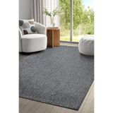 Elit Premium Sisal Jut Halı 1016 - Antrasit Hasır Dokuma Antrasit-Krem