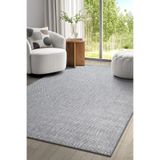 Elit Premium Sisal Jut Halı 1016 - Antrasit Hasır Dokuma Gri-Krem
