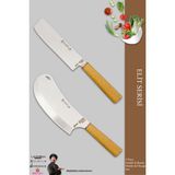 Elit Serisi Mutfak Bıçak Seti Et Ekmek Sebze Salata Pizza Börek Şef Bıçak Seti 2 Li Set (MFT-6830)