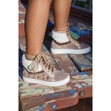 Elit Shoes Louve Doğal Deri Materyal Kauçuk Taban Vizon Beyaz Kadın Bot I030