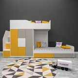 Elit Yandan Merdivenli Ranza Mdf - Beyaz - 100 x 100 cm