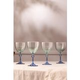 Elite 4'lü Kadeh Seti Mavi 270 cc