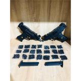 Elite Boncuklu 2 Adet Uzi Silah + 21 Paket Mermi 1 Adet