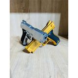 Elite Boncuklu Altın ve Gümüş Renk Boncuk Atan Silah 2 Adet + 21 Paket Boncuk 1 Adet