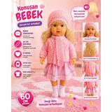Elite By Seba 60 cm Konuşan Aysima Bebek (Et Bebek) - Pembe