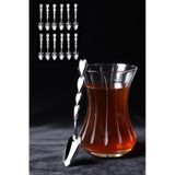 Elite Çay Kaşığı Kalpli 6'lı 2 Paket Paslanmaz Çelik