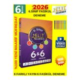 Elite Karma Yayınları 2026 6.Sınıf %100 Yeni Müfredat 6+6 Fasikül Deneme + Android Tablet Kalem