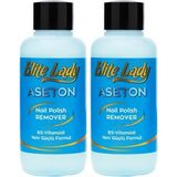 Elite Lady 2 Adet 125 ml Aseton Ekstra Güçlü Oje Çıkarıcı