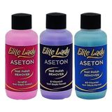 Elite Lady Aseton Oje Sil 125ML B5 Keratin E Vitamin - 12'li Paket