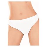 Elite Life 3'lü Slip Külot, Dikişsiz Esnek, Kadın, Beyaz, L/XL Beden
