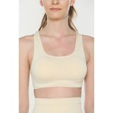 Elite Life 777 Destekli Sporcu Büstiyer - Ten - L-XL
