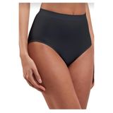 Elite Life 811 Kadın Yüksek Bel Dikişsiz Esnek Slip Külot, 3 Adet, Siyah, S/M