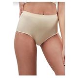 Elite Life 811 Kadın Yüksek Bel Dikişsiz Slip Külot, 3 Adet, Ten, L/XL