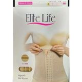 Elite Life Agraflı Bel Göbek Inceltici Toparlayıcı Korse Beyaz S