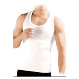 Elite Life Erkek Sıkılaştırıcı Göbek Toparlayıcı Korse Atlet, Beyaz, XL/2XL