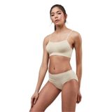 Elite Life Kadın Bej Dikişsiz Büstiyer, Askılı Tasarım, L/XL Beden