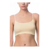 Elite Life Kadın Dikişsiz Ince Askılı Büstiyer 3'lü Paket - 851 - L - XL - Ten