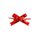 ELITETIME 50 Adet Pratik Çekme Rafya Fiyonk Metalize Kırmızı ( 13 Cm * 10 Cm )