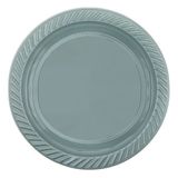 Elitetime Gümüş Plastik Yuvarlak 22 cm Tabak