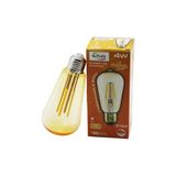 ELİTLED ST-64 4W - E27 GOLD COLOR FLAMENT LED RUSTİK AMPUL 500LUMEN KIRILMAZ GÖVDE (4604)