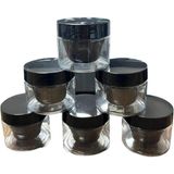 Elito Şeffaf Plastik Cidarlı Kavanoz 100 ml Görünümlü 50 ml 20 Adet