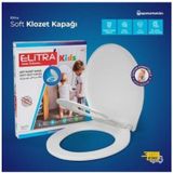 Elitra Çocuk Adaptörlü Yavaş Kapanan Klozet Kapağı Kids
