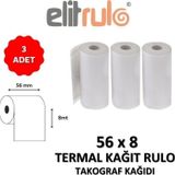 Elitrulo Takograf Kagidi 56Mm X 8Mt - 3 Adet