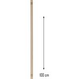 Elitse Ahşap 100 cm Hamur Açma Şekillendirme Oklavası ROYALEKS-56041 - Çok Renkli - Belirtilmemiş