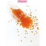 Elitse Dökme Cam Kum Boncuk (11/0) 2 mm - 20 Gram - Şeffaf Turuncu - BNC016