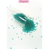 Elitse Dökme Cam Kum Boncuk (11/0) 2 mm - 20 Gram - Şeffaf Yeşil - BNC014